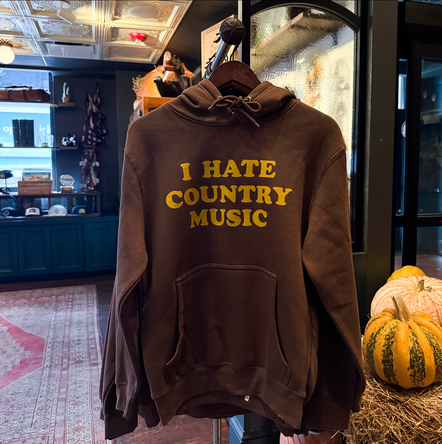 I Hate Country Music Hoodie